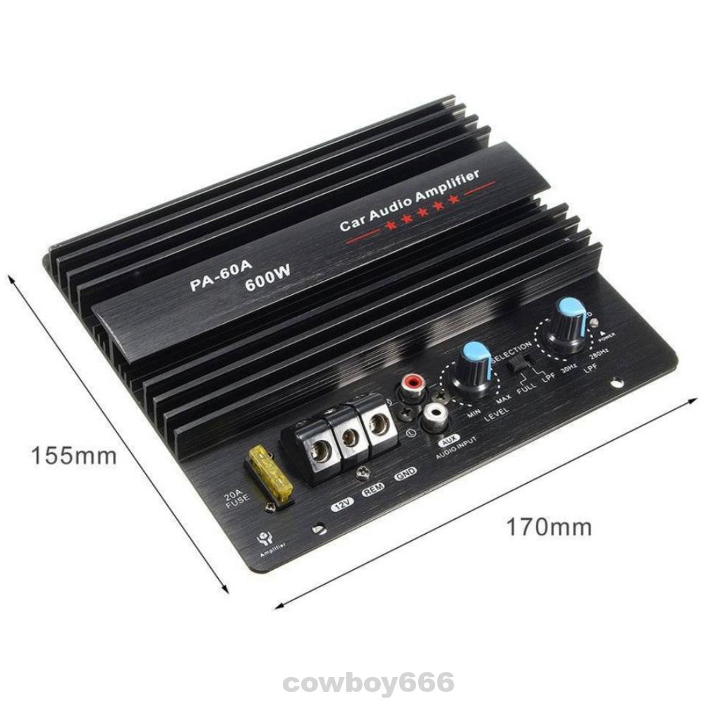 12V 600W PA-60A Lossless Subwoofer Mono Channel Amplifier Board