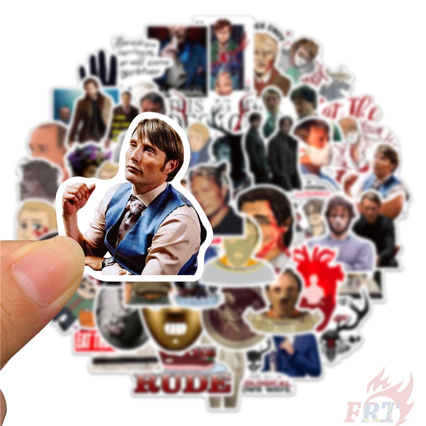 ❉ Hannibal Series 01 Hình Dán ❉ Set 50 Sticker Họa Tiết Đa Dạng Hợp Thời Trang