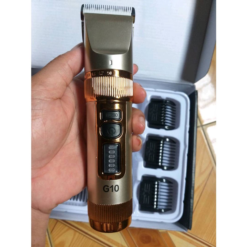 Tông Đơ Hớt Tóc Chuyên Nghiệp KATO G10,  Nhật Bản Hiển Thị Phần Trăm Pin, 1 Đổi 1 Trong 7 Ngày