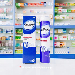 Viên sủi bổ sung Canxi CalSource 500mg (Tuýp 20 viên)