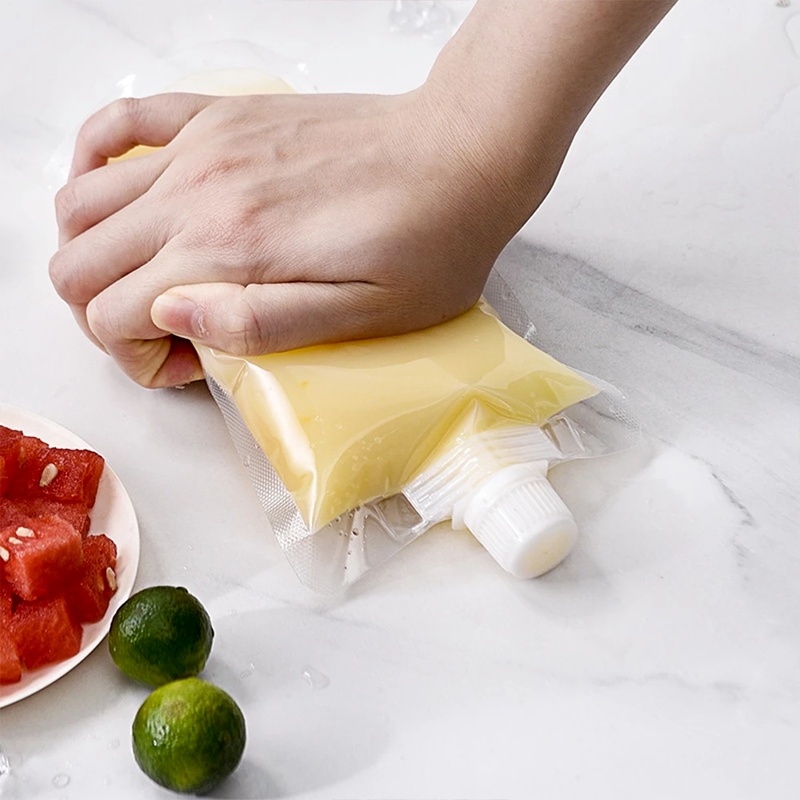 Túi Đựng Nước Ép / Trà Sữa / Bia Có Thể Tái Sử Dụng Dung Tích Lớn