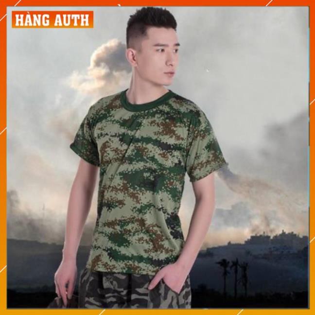 [FreeShip – hàng Auth] Áo Thun Nam Lính Mỹ - Áo Phông Nam cotton Quân Đội Rằn Ri