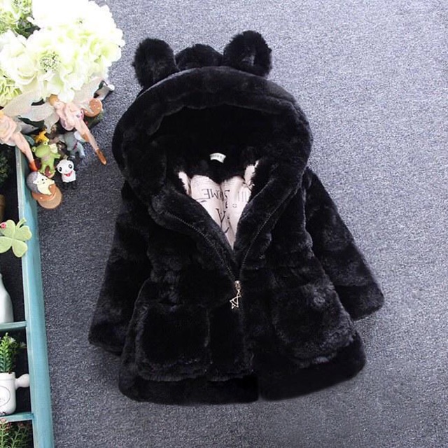 áo lông tai gấu cho bé cao từ 80-1m3 hàng nhập khẩu QCCC