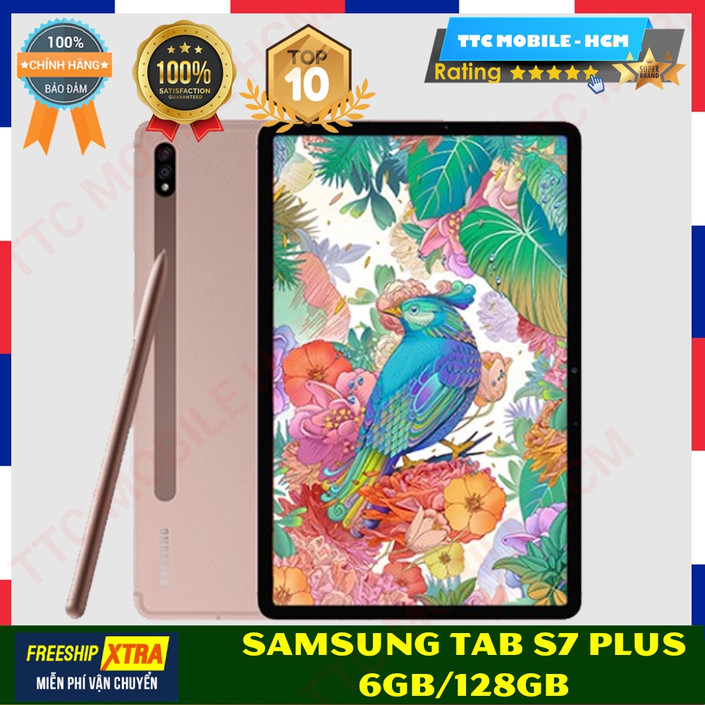 Samsung Galaxy Tab S7 PLUS 6GB/128GB 12.4 INCHES (SM-T975) - Snapdragon 865+ - NGUYÊN SEAL - HÀNG CHÍNH HÃNG TTC MOBILE | BigBuy360 - bigbuy360.vn