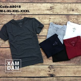 Áo thun nam cổ tim body