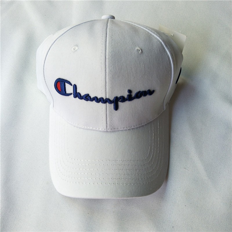 Nón lưỡi trai thêu chữ Champion trơn màu giản dị cho nam nữ