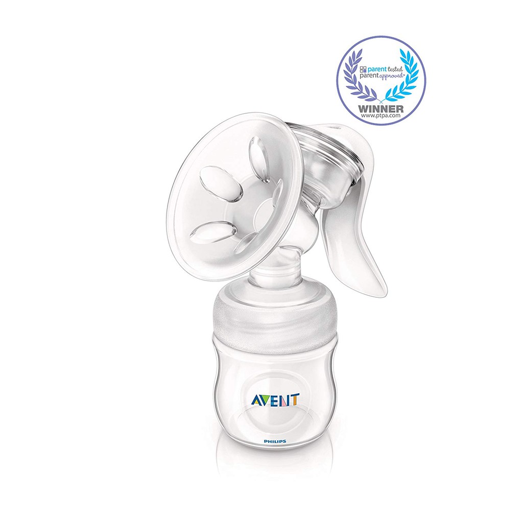 Bình hút sữa bằng tay giúp tạo cảm giác thoải mái, kích thích dòng sữa Philips Avent SCF330/30, sản xuất tại Anh