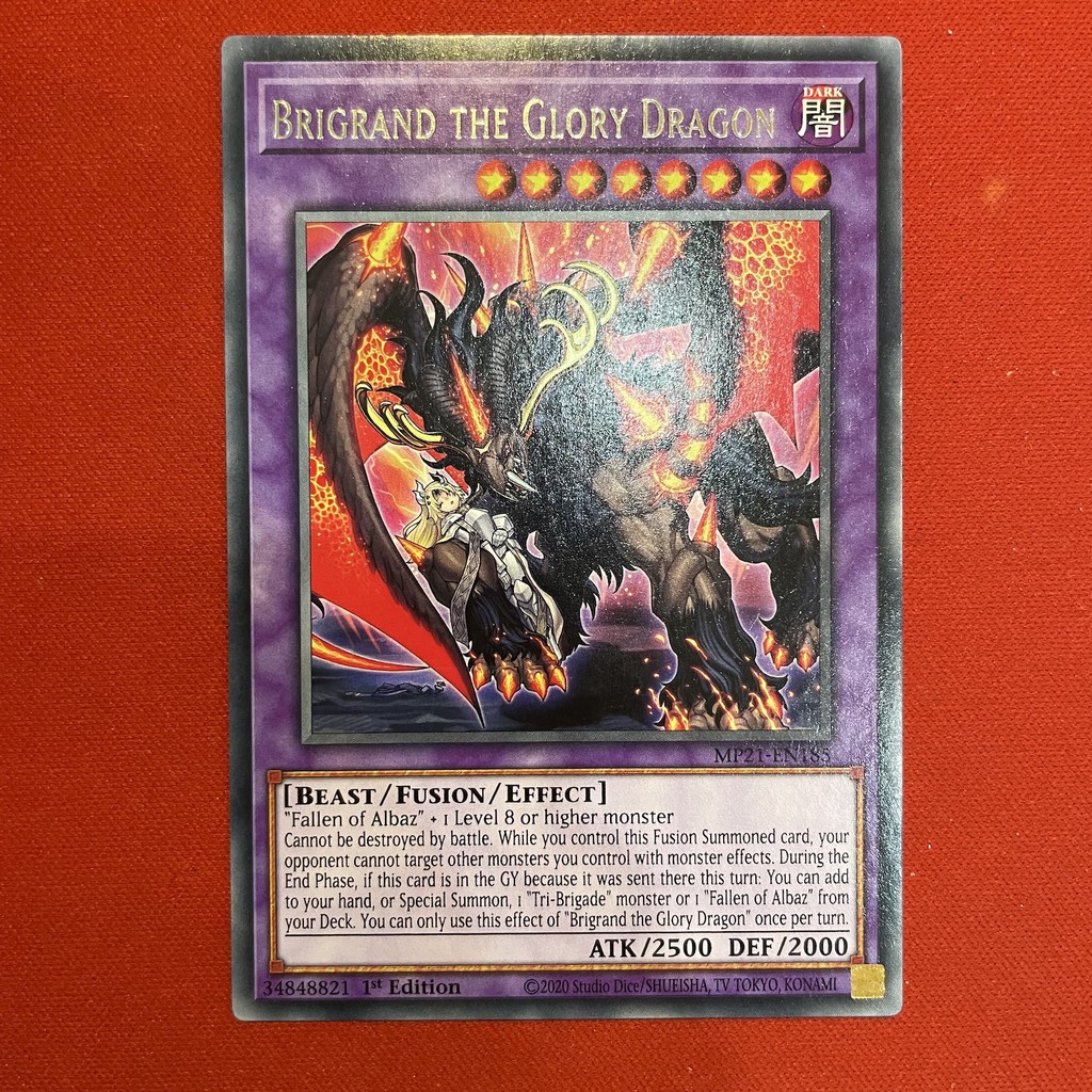 [EN-JP][Thẻ Bài Yugioh Chính Hãng] Brigrand The Glory Dragon