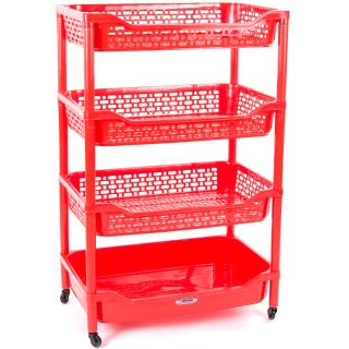 Bộ sóng chén Duy Tân 4 tầng loại lớn có bánh xe (40x60cm cao 110cm)