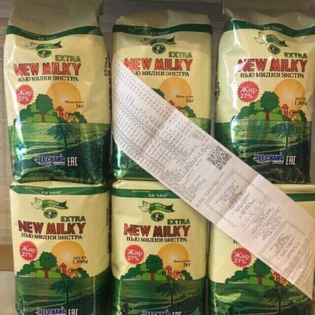 Sữa tươi béo tăng cân dạng bột New Milky Extra, Nga (1kg)