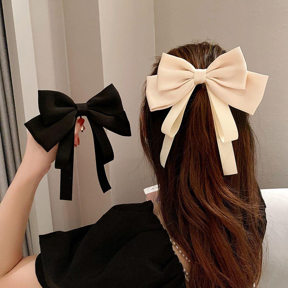 Dây Buộc Tóc Satin Phong Cách Vintage Ngọt Ngào Cho Nữ