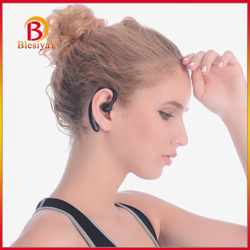 [BLESIYA1] Open Ear Bone Conduction Headphones Bluetooth 5.0 Earphone Headset w/Mic