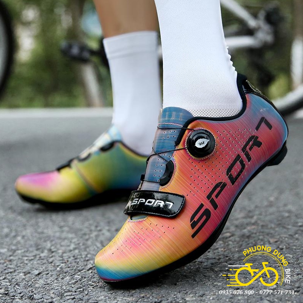 Giày nữ đi xe đạp thể thao Road, MTB SPORT  - 1 Khóa Vặn