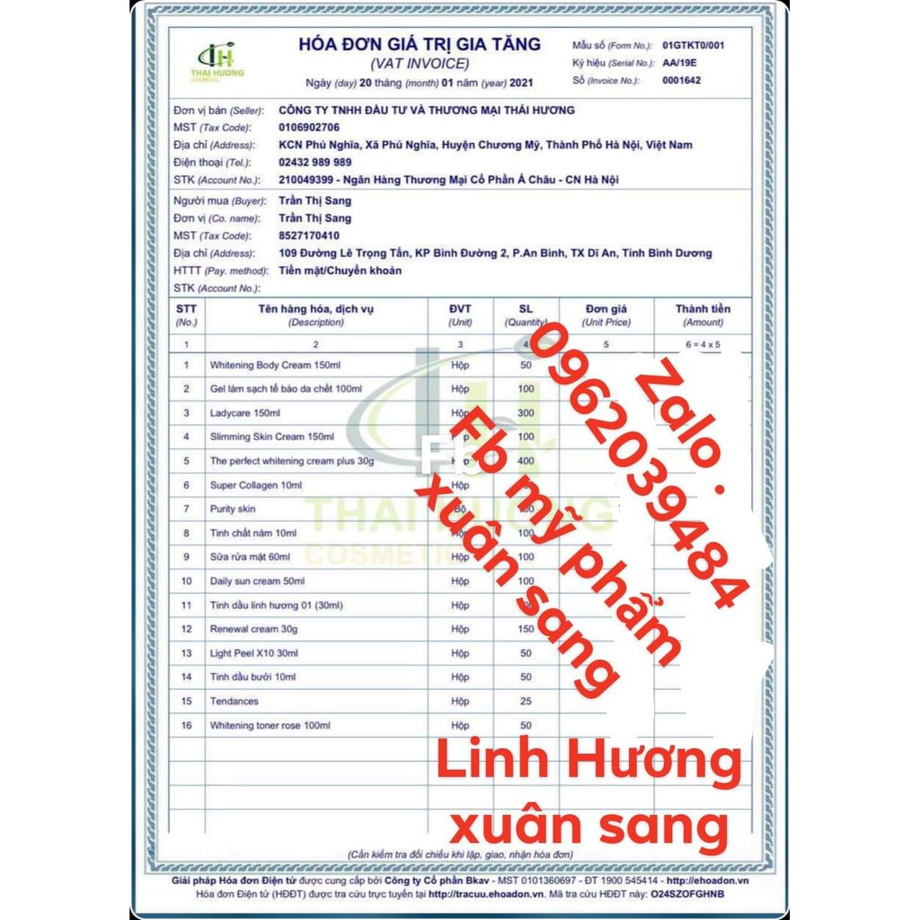 [Tặng Quà] Kem Body Linh Hương Dưỡng Trắng Da Hiệu Quả