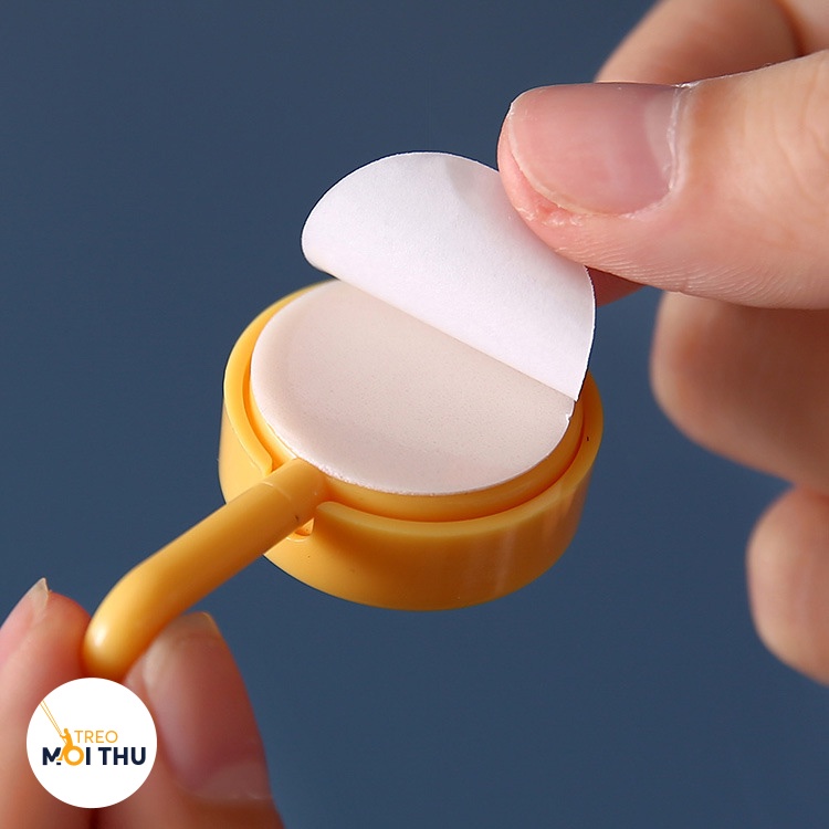 Túi 10 Móc Treo Nhựa Tròn HOOK20-SP - 2 màu - Tròn xoay đáng yêu - Treo Mọi Thứ