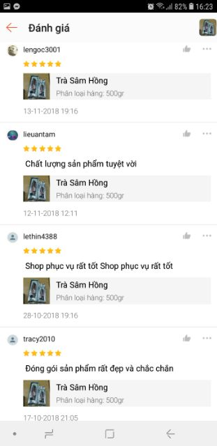 Tri ân_Trà Sam Hồng mua 3 tặng 1 gói 200gr