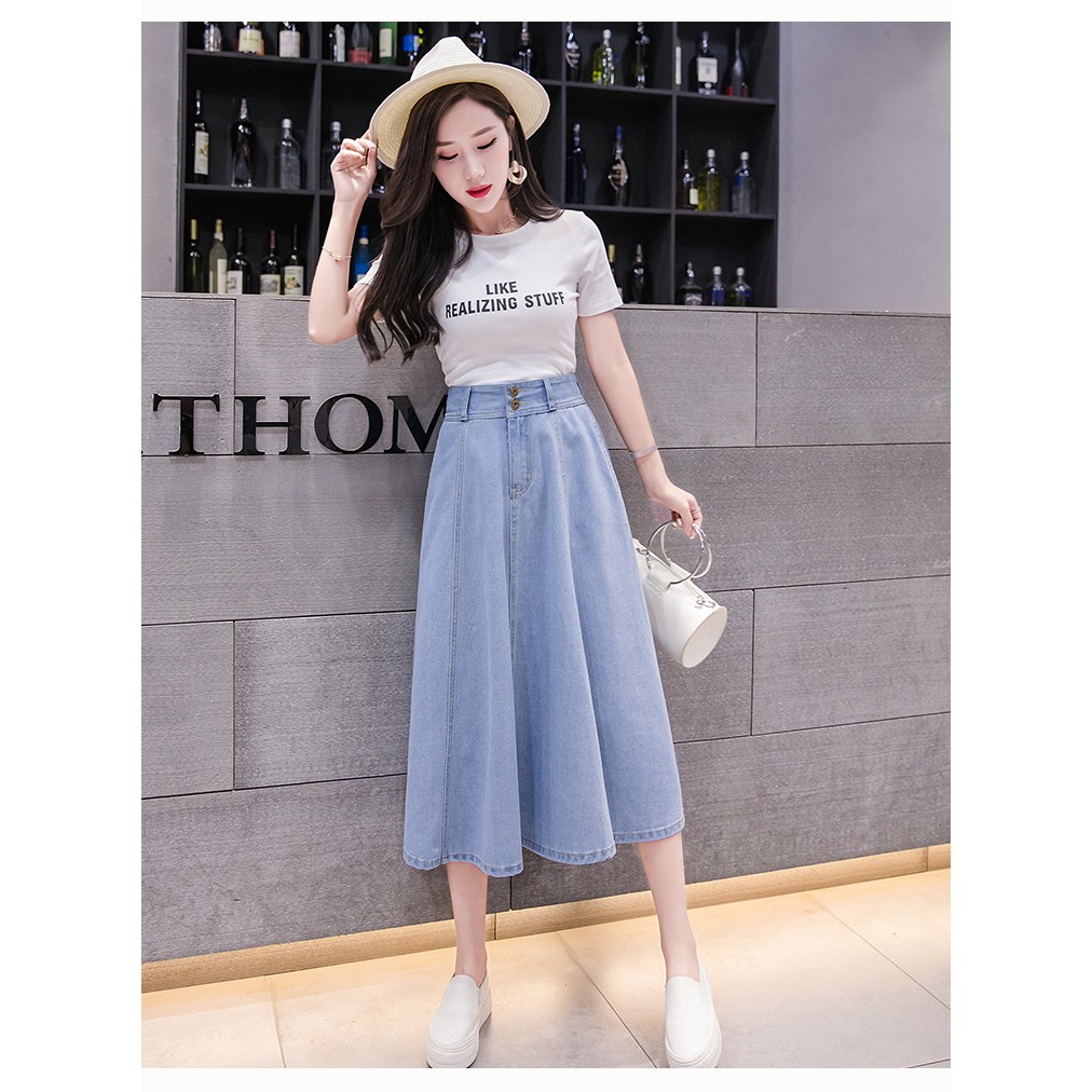 ORDER CHÂN VÁY BÒ CẠP CAO DÁNG DÀI CHẤT ĐẸP ( CÓ ẢNH THẬT) | BigBuy360 - bigbuy360.vn