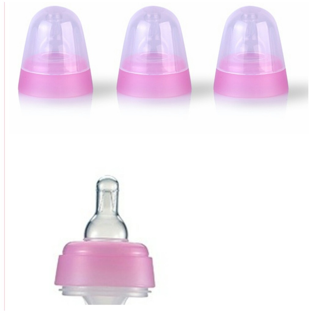 Bộ núm ti và nắp đậy bình sữa Unimom Hàn Quốc BPA Free ( cổ hẹp tiêu chuẩn)