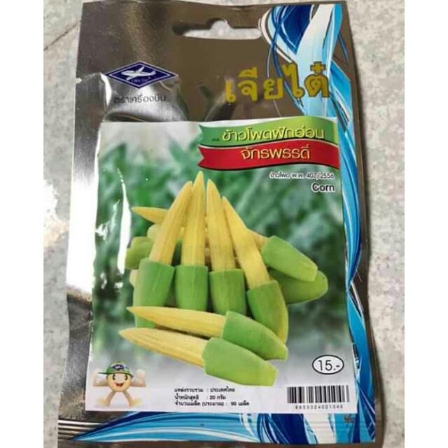 Hạt giống ngô bao tử nhập thái lan nguyên gói 20gr = 90 hạt_Bắp ngọt bao tử F1