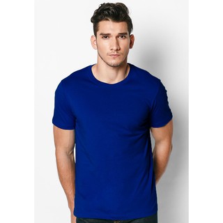 Áo thun form rộng phong cách Hàn Quốc màu xanh dương đậm