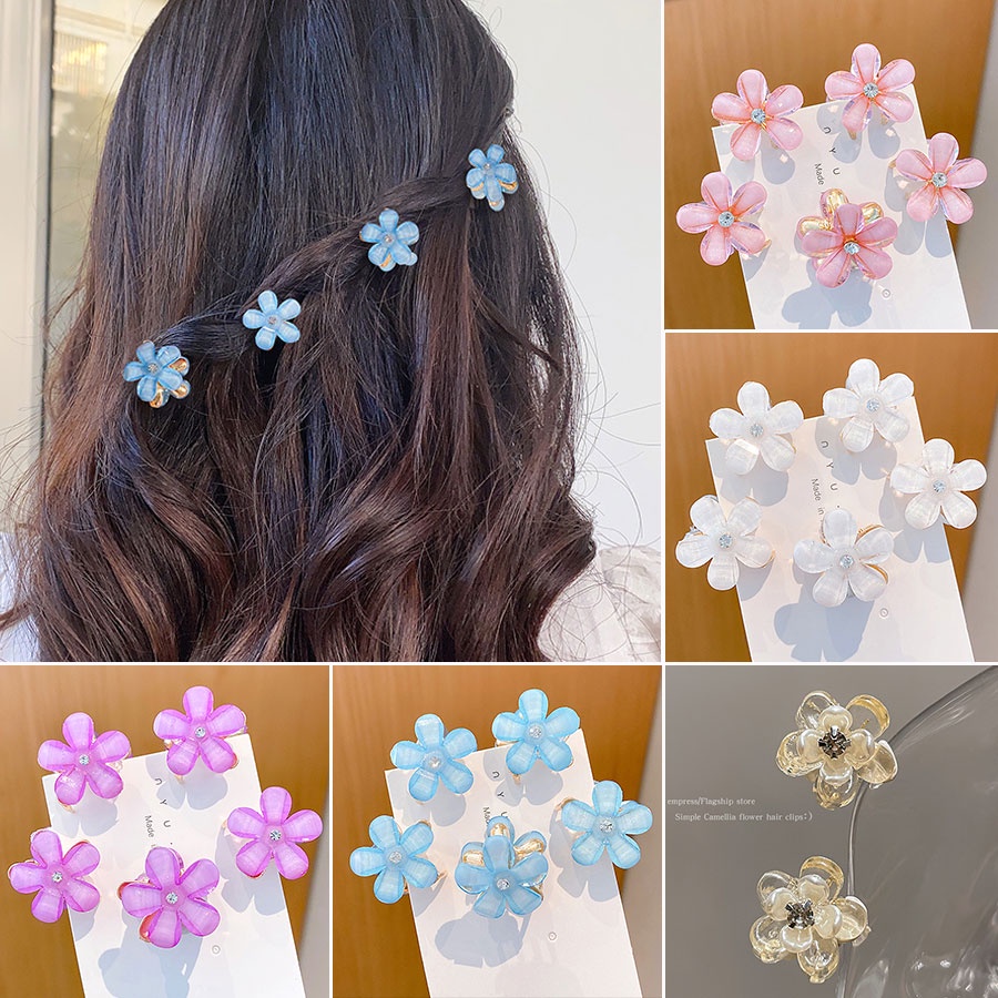 Kẹp Tóc Mini Hình Hoa Thời Trang Cho Nữ