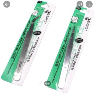 Nhíp gắp đá phụ kiện nail - nhíp dáng thẳng/cong chuyên gắp nhặt phụ kiện gắn móng