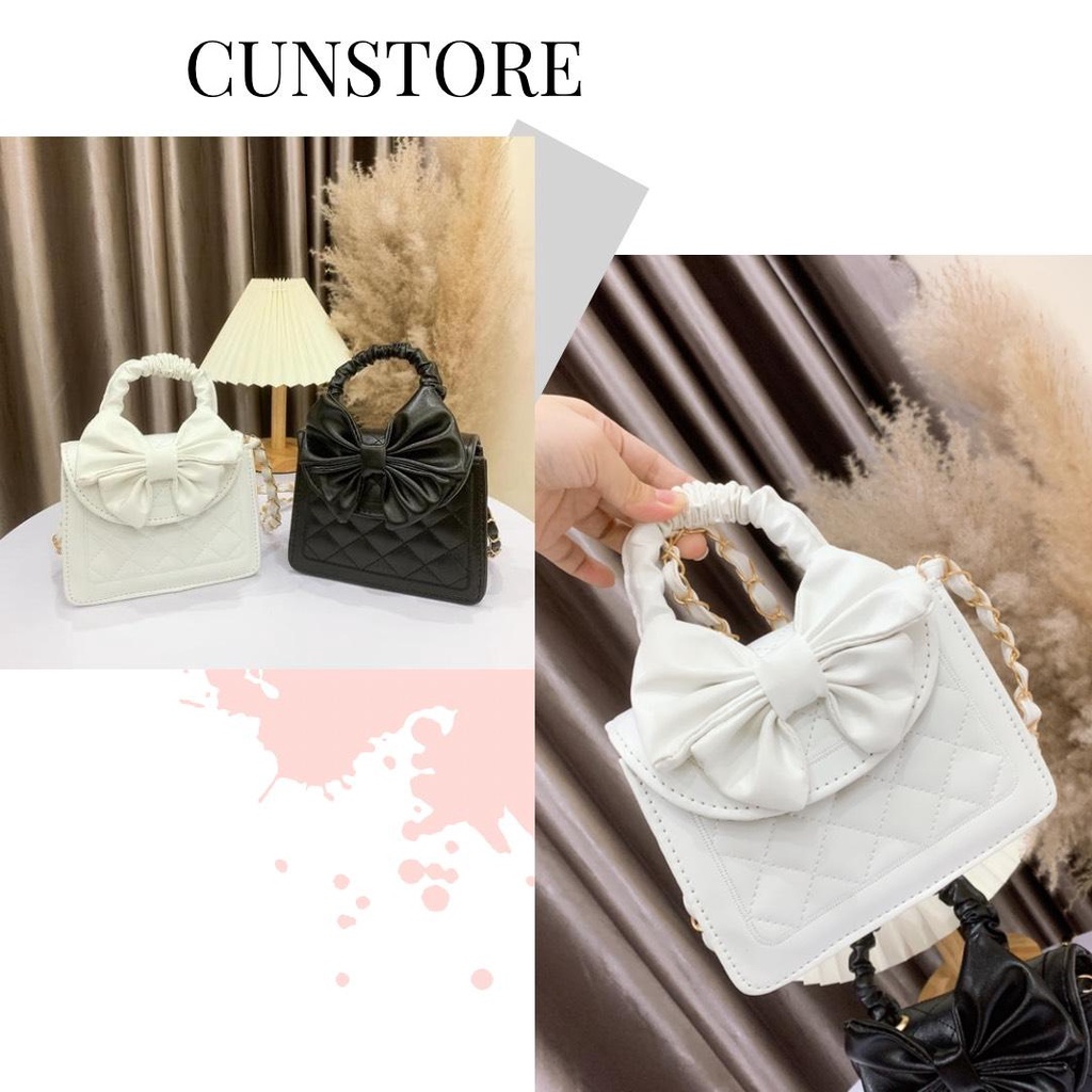 Túi Xách Nữ Nơ Mini Thời Trang - Túi xách nữ Cunstore