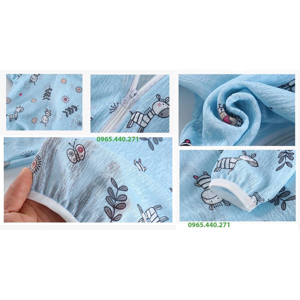 Áo chống nắng  vải cotton sợi tre chống UV cho bé, hàng loại 1