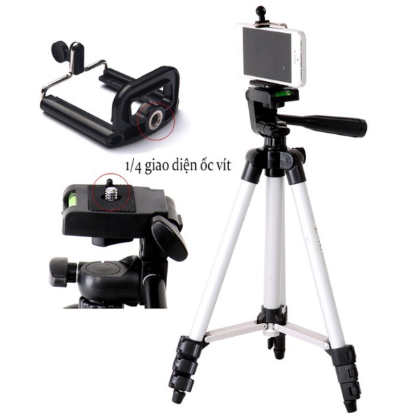 Gậy chụp ảnh 3 chân tripod 3110/3120 Cua Đỏ Shop