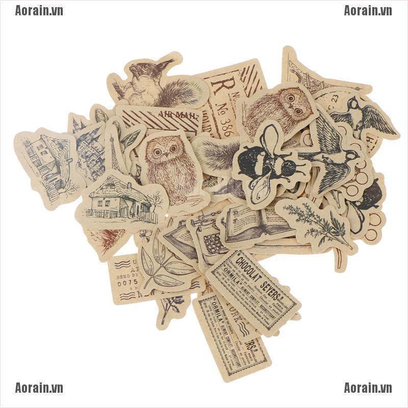 Set 46 Miếng Dán Vignette Độc Đáo Dùng Trang Trí