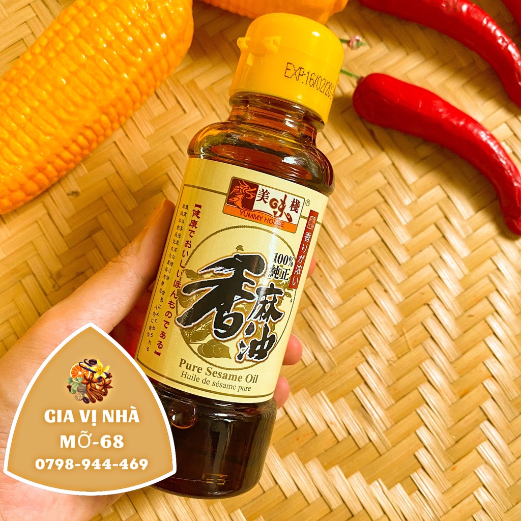 Dầu mè nguyên chất Hong Kong Yummy House - chai 150ml-500ml