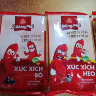 Combo 10 gói Xúc xích bông mai Vissan 105g ( 5 cây )
