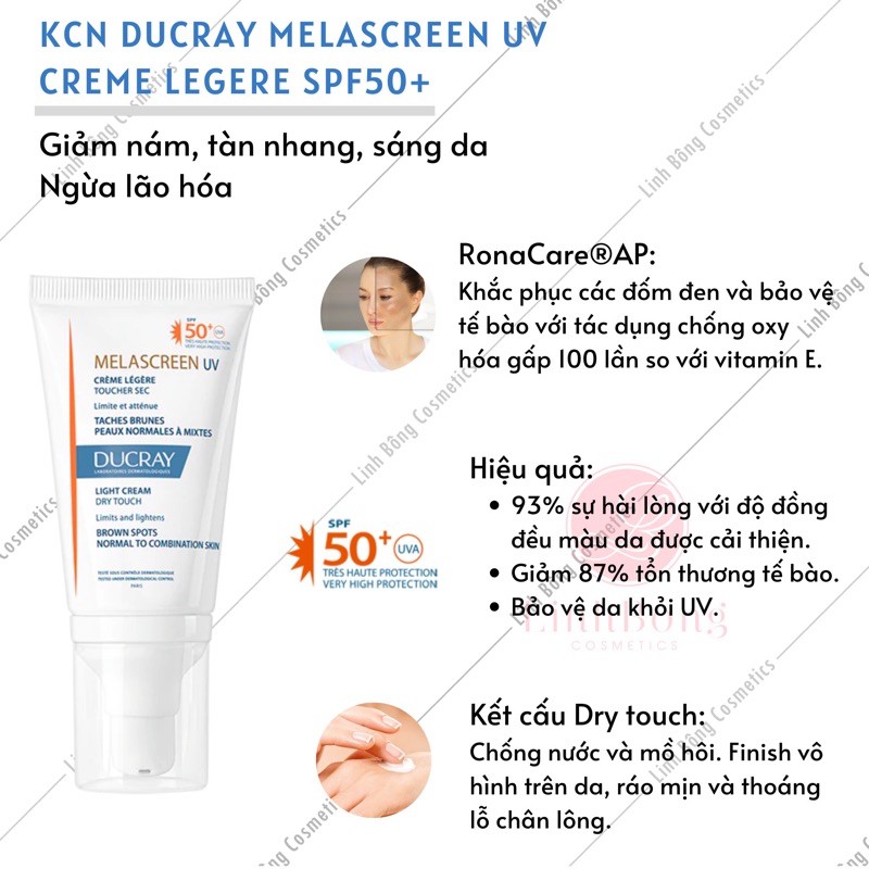 KEM CHỐNG NẮNG DUCRAY CHO DA THÂM NÁM TÀN NHANG