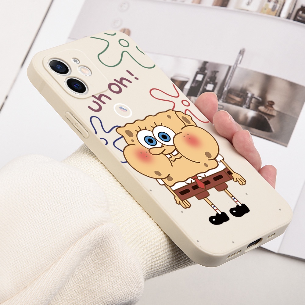 Ốp Điện Thoại Hình spongebob Cho vivo y20 y12s y19 y11  y12 y20s y12s y5s y17 y15 y3 y20i vivo u3 u10 v20 pro s7 s7t