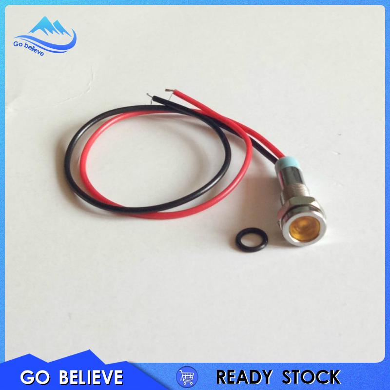 Bảng Đèn Led Cảnh Báo Bằng Kim Loại 220v 6mm Màu Đỏ Cho Xe Hơi | BigBuy360 - bigbuy360.vn