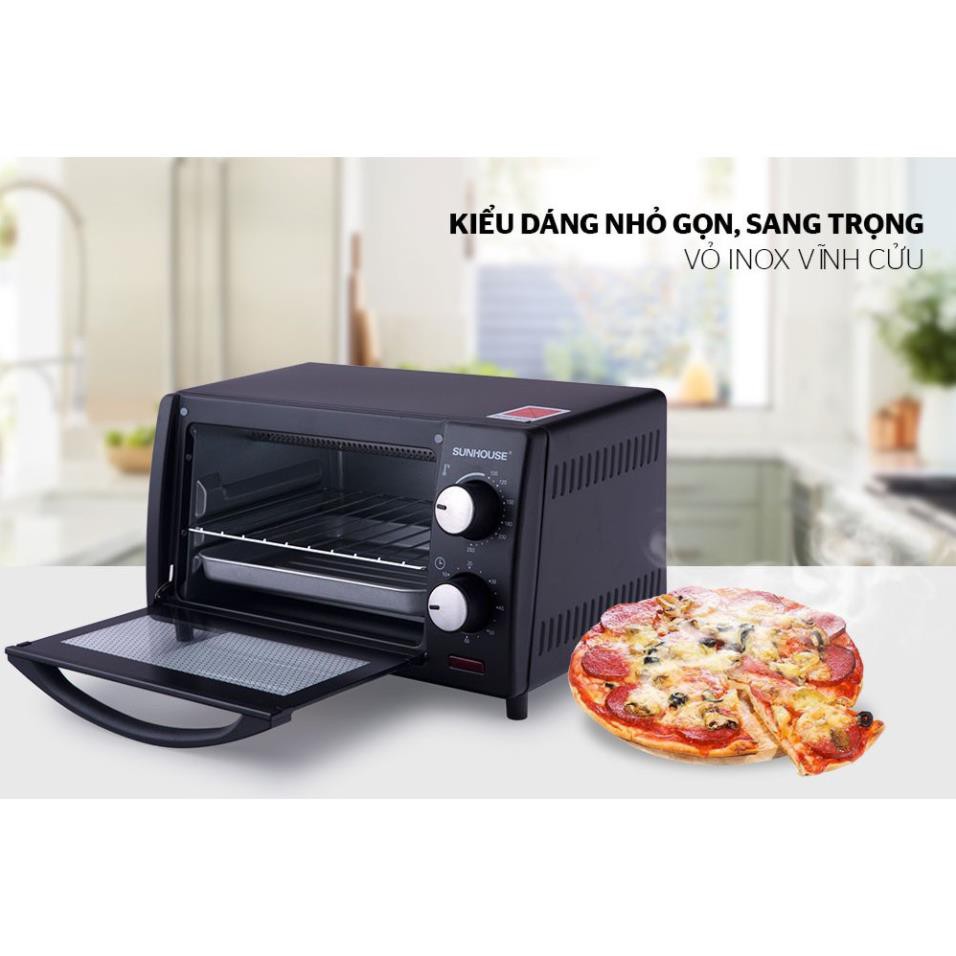 Lò nướng 10L SUNHOUSE SHD4210 đen [Hàng chính hãng 100%]