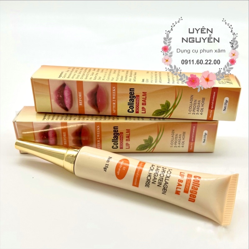 Dưỡng Collagen Lip Balm kích màu môi (Loại 1)