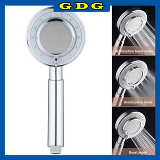 Vòi sen tăng áp 3 chế độ nhựa ABS mạ crom siêu bền