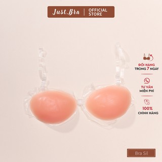 Áo Bra dán Just Bra nâng ngực, có dây áo trong suốt SPMDsil_Bra