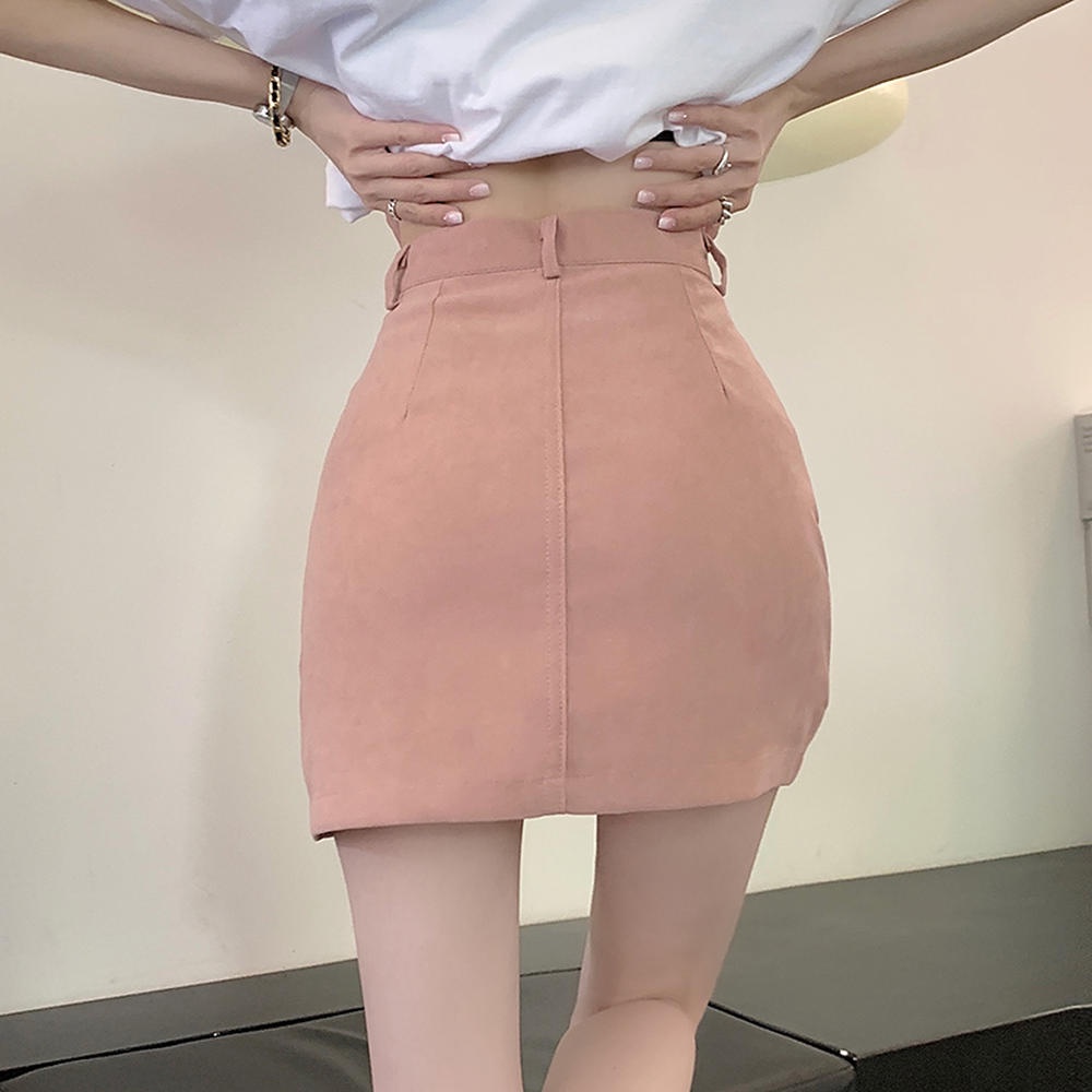 Chân Váy Ngắn Dáng Chữ a Lưng Cao Màu Trơn Chống Chói 50718