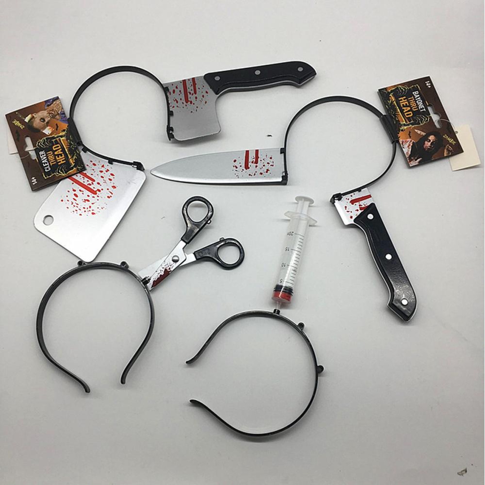 Cài Tóc Hình Dao Hóa Trang Halloween