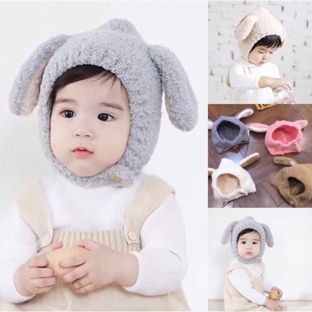 MŨ LEN LÔNG CỪU CHO BÉ YÊU