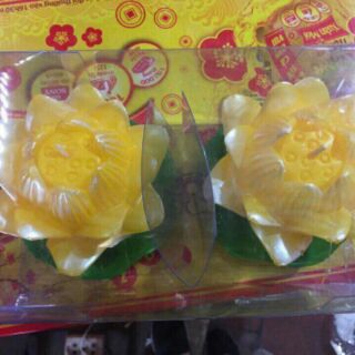 Nến hoa sen cặp