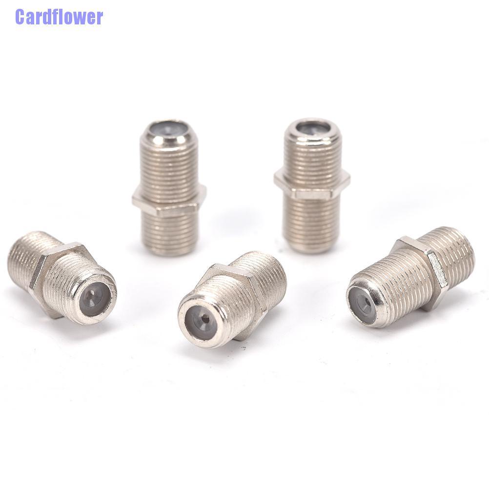 Bộ 10 Đầu Nối Cáp Đồng Trục F / F Jack Rg6 | BigBuy360 - bigbuy360.vn