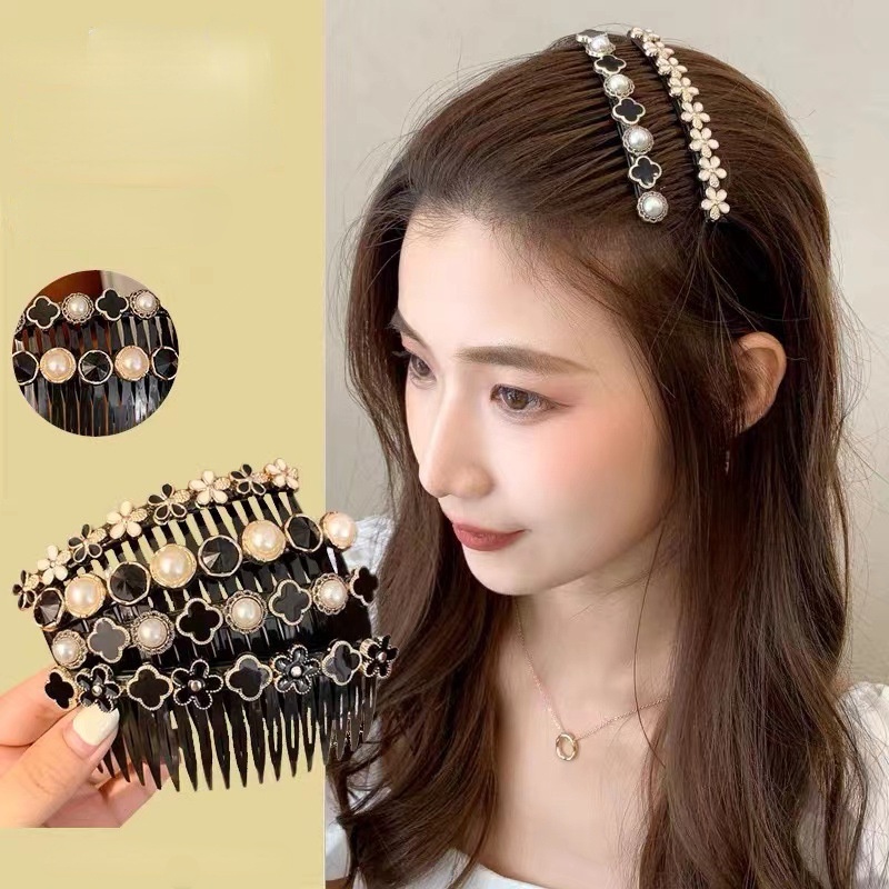Kẹp Tóc Hình Hoa Phong Cách Vintage Cho Nữ