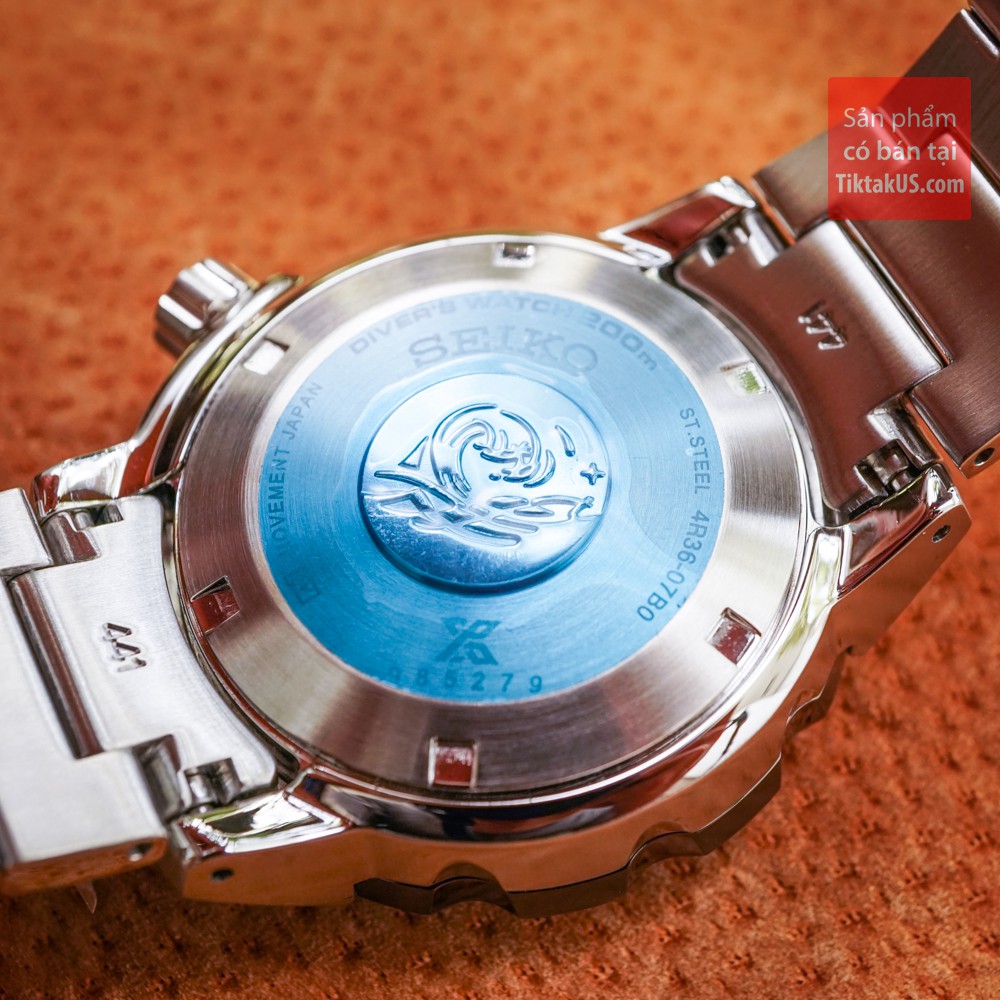 [HÌNH CHỤP THẬT] Đồng hồ lặn Automatic Seiko Monster SRPD25K1 size 42mm dây thép vỏ thép không gỉ chống nước 200m