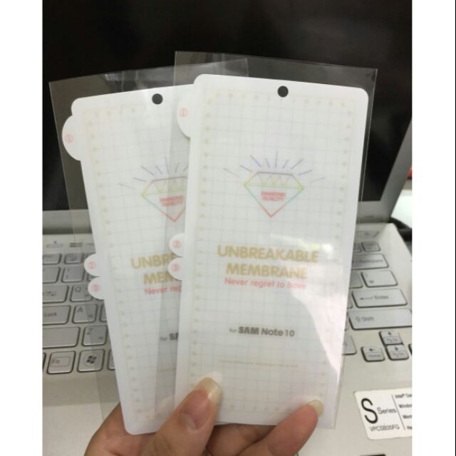 [Hot]Dán PPF mặt trước Samsung Note 10 siêu chống xước
