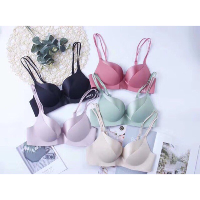 Áo Lót Su Không Gọng Đệm Phối Lụa Siêu Phẩm Siêu Hót.