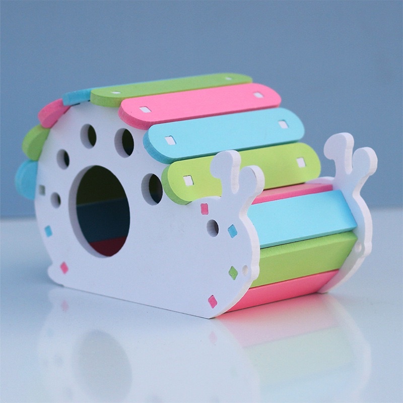 Nhà gỗ lắp ráp gỗ Zoog. Nhà ngủ hamster. Nhà ốc sên