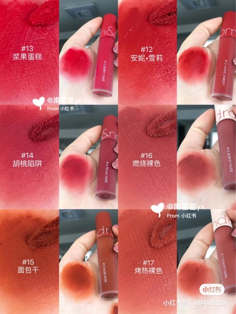 [ CÓ MÀU MỚI ] SON ROMAND ZERO VELVET TINT